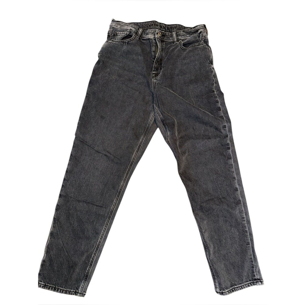 Women’s American Eagle High Rise Mom Jeans charcoal wash denim